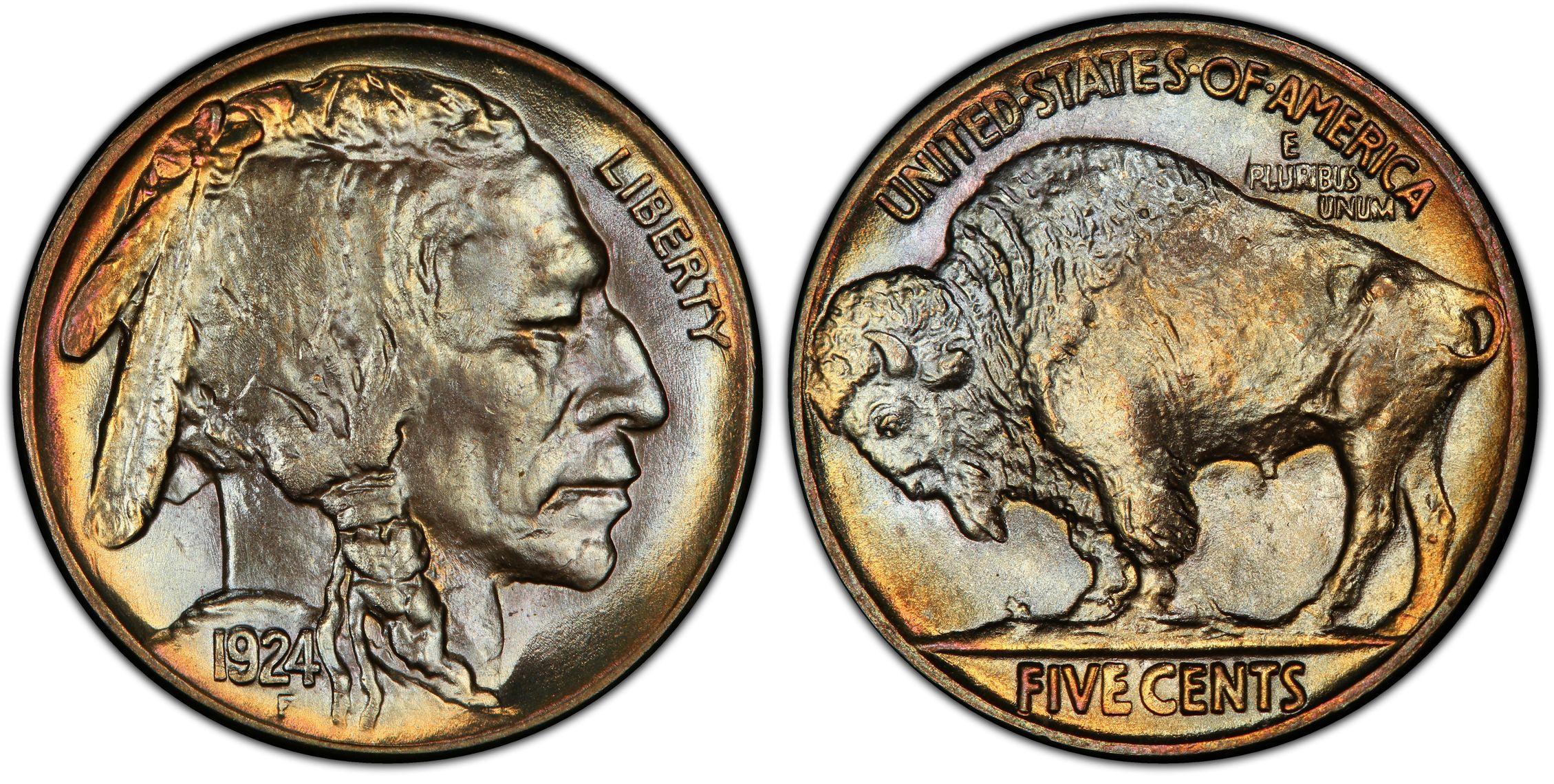 Valuable nickels collection featuring Liberty Head and Buffalo nickel varieties